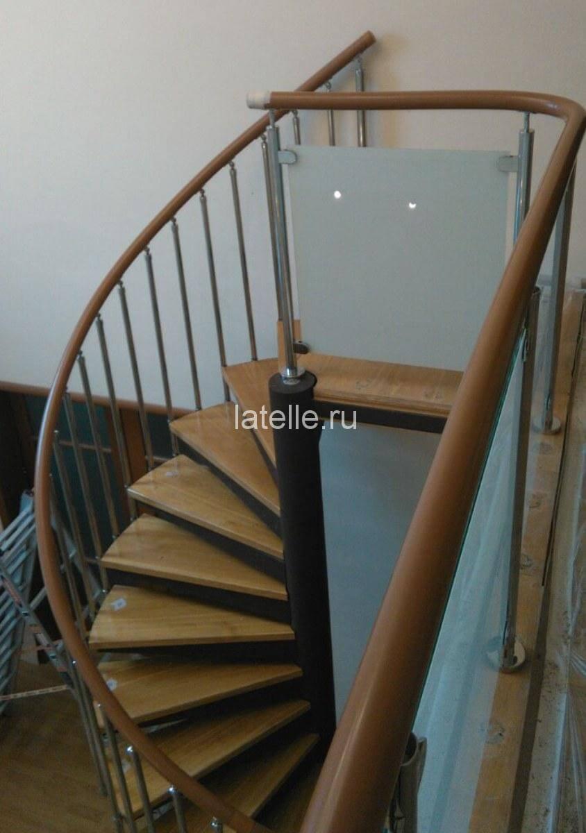 Винтовая лестница для частного дома и таунхауса Spiral Classic (проект №10)!-1