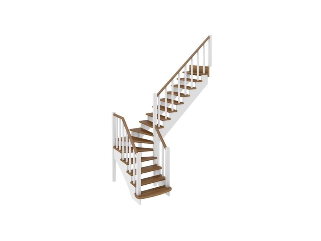 Деревянная лестница к-021м-2