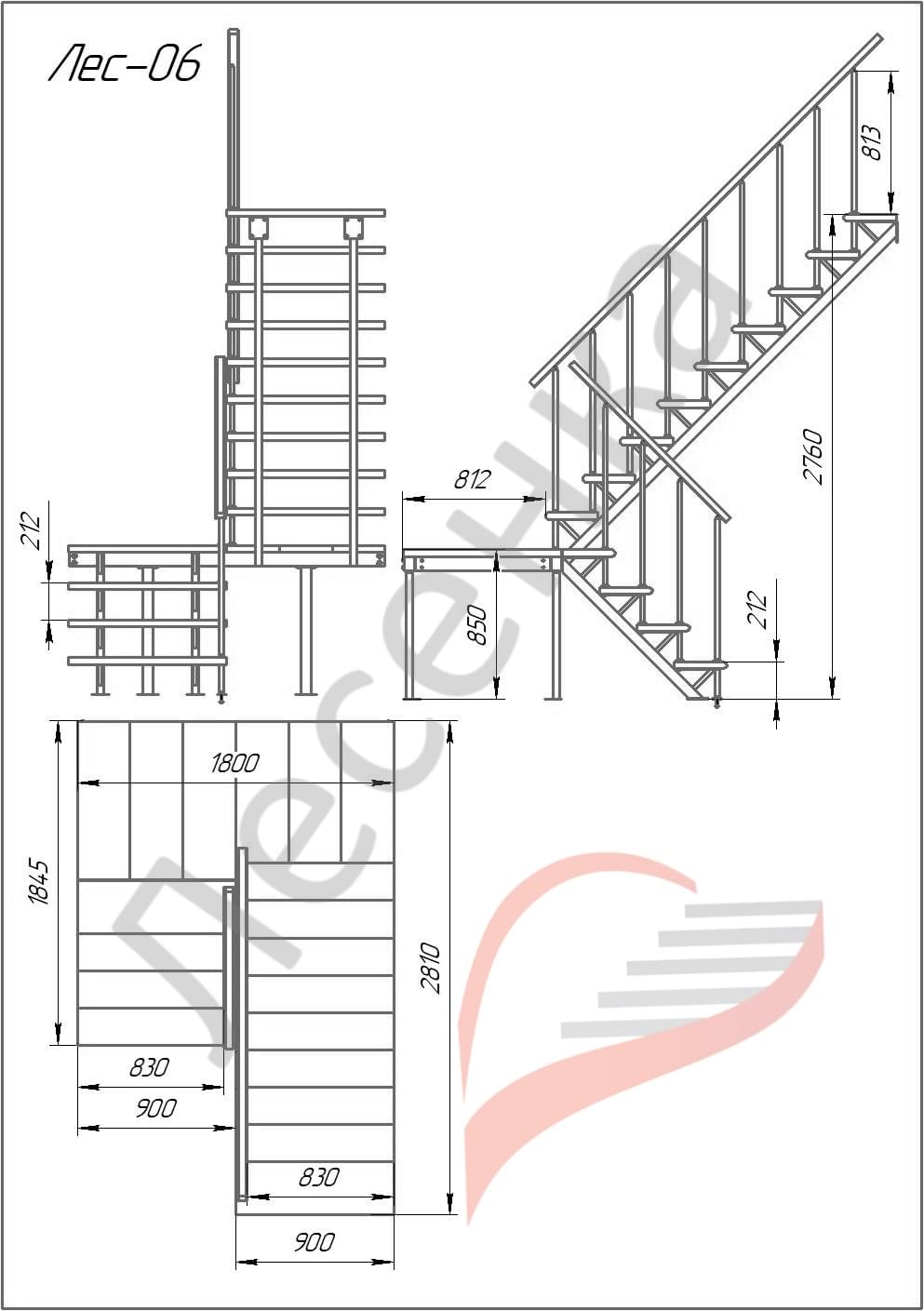 Типы размеров лестницы. Комбинированная межэтажная лестница лес-06 (поворот 180°). Лестница лес-01 универсальная поворот 180. Лестница Престиж ЛП-11 правозаходная. Чертеж лестницы на монокосоуре из металла.